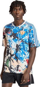 adidas Men's adidas Blue Manchester United X Stone Roses Replica Jersey