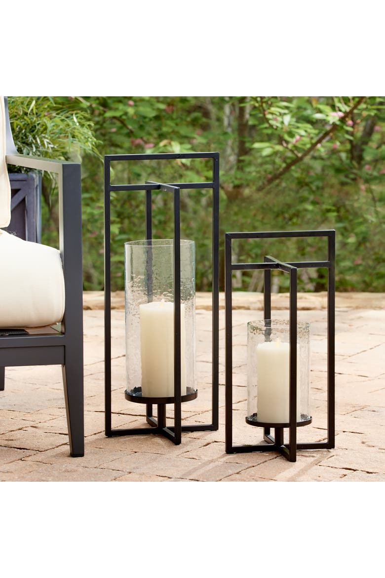 Exton Lantern Large, Alternate, color, Black