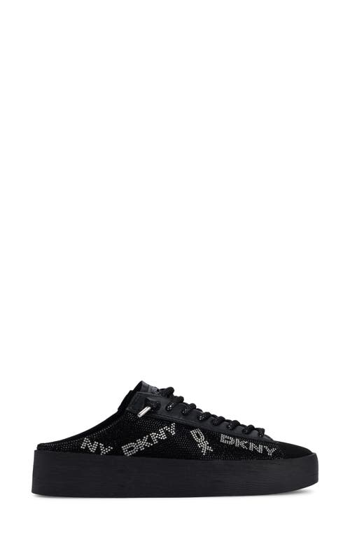 Dkny Garren Slip-on Sneaker In Black/silver