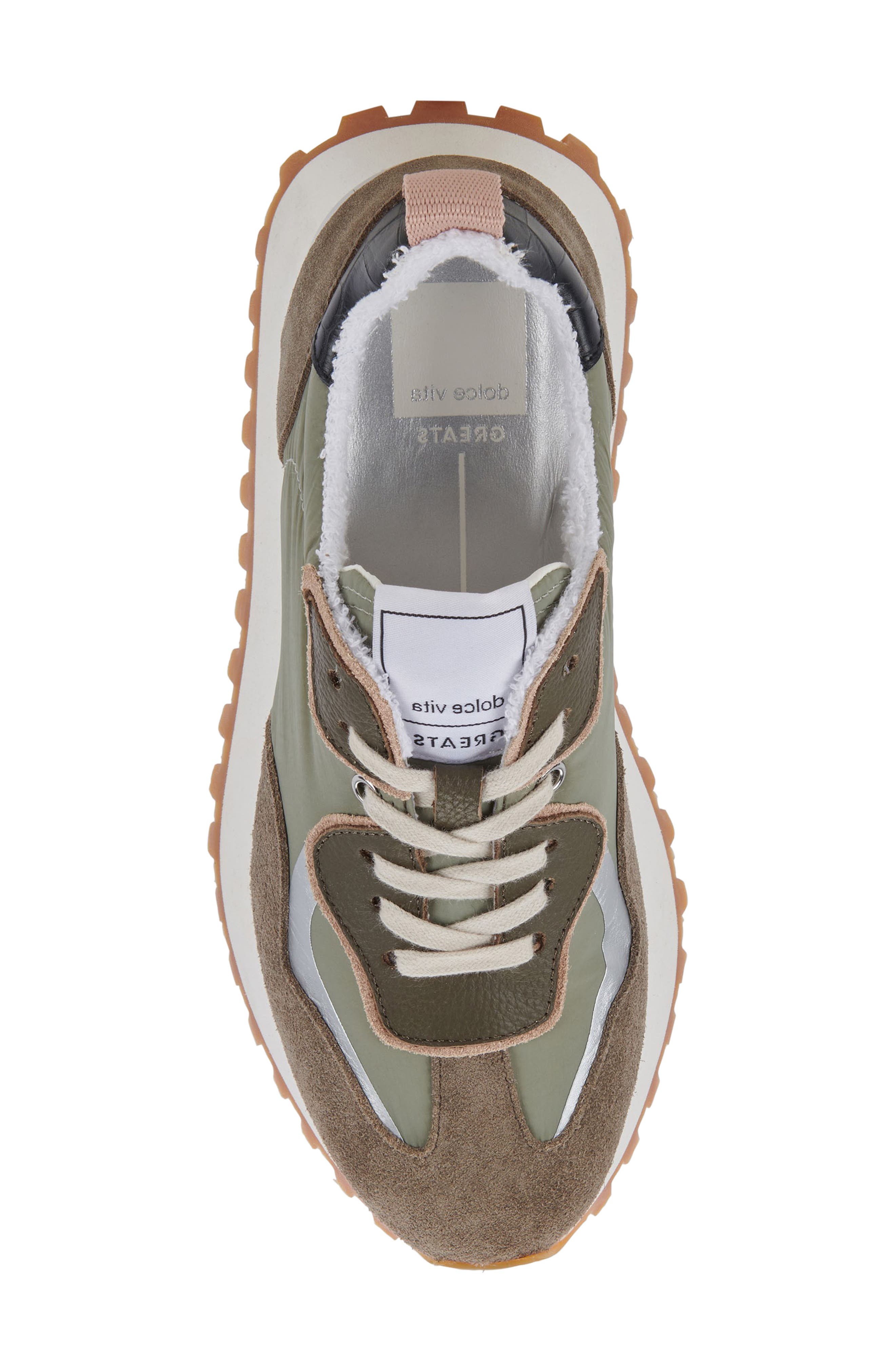 Reubin Sneaker, Alternate, color, ARMY NYLON