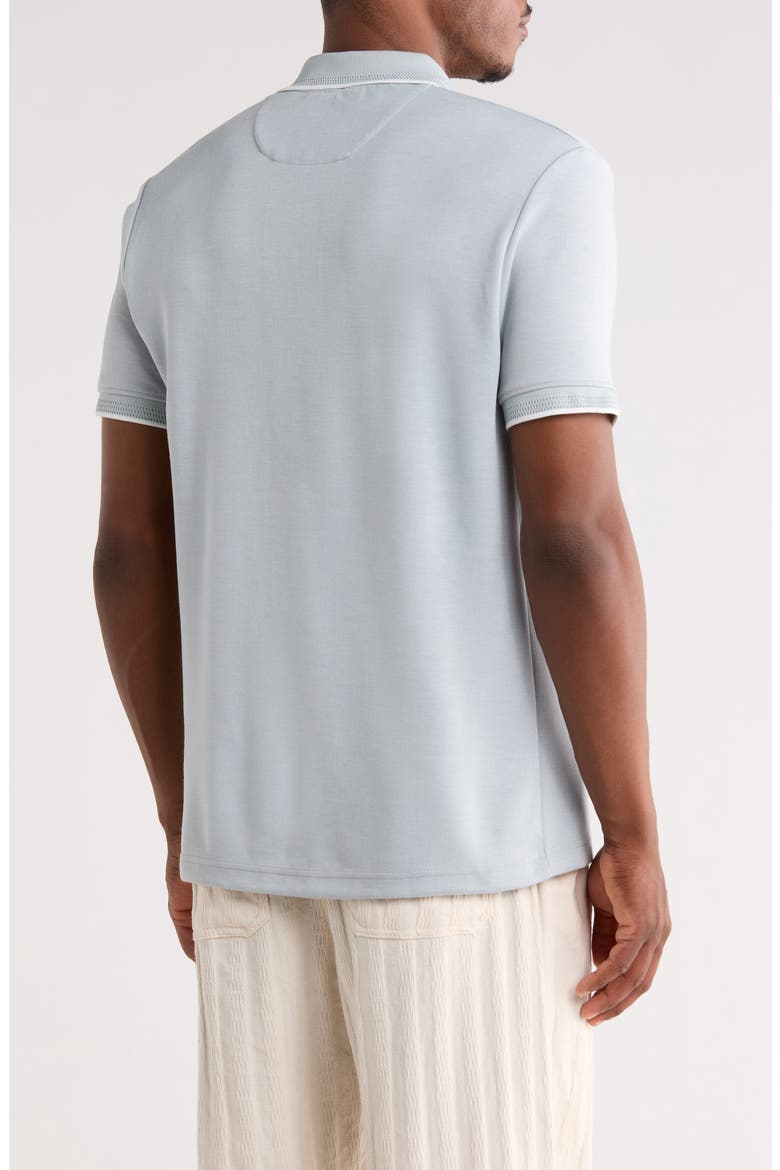 Quarter Zip Polo, Alternate, color, GREY