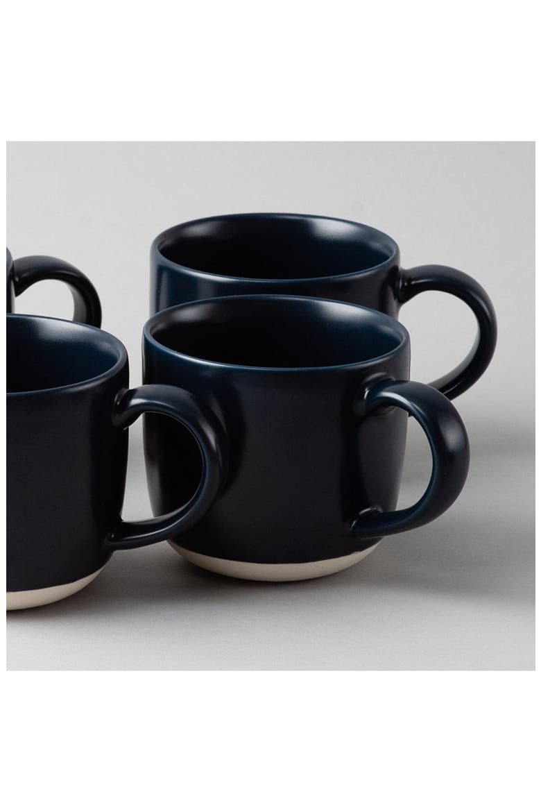 The Mugs Set of 4 Mugs, Alternate, color, MIDNIGHT BLUE