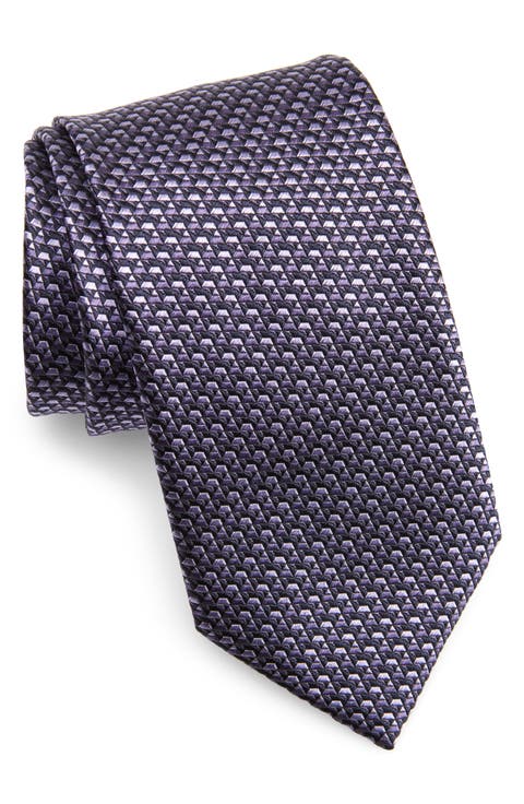 Small Triangle Silk Tie