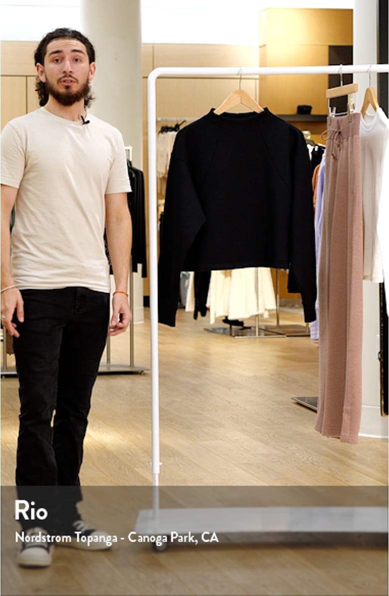 Luxe Scuba Knit Sweatshirt, sales video thumbnail