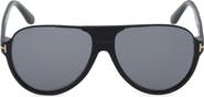 TOM FORD Dimitry 59mm Polarized Aviator Sunglasses