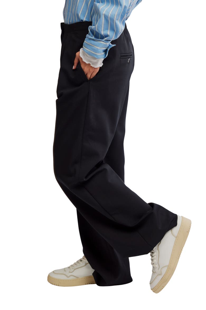 Tyler Wide Leg Pants, Alternate, color, BLACK
