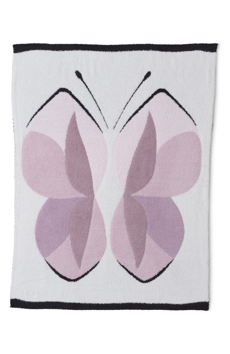 Barefoot Dreams<sup>®</sup> CozyChic<sup>®</sup> Abstract Butterfly Stroller Blanket, Alternate, color,