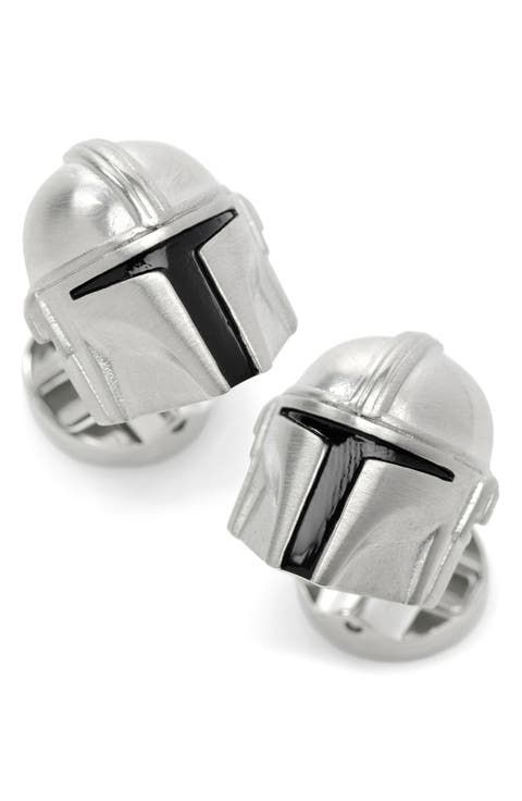 3D Mandalorian Cuff Links