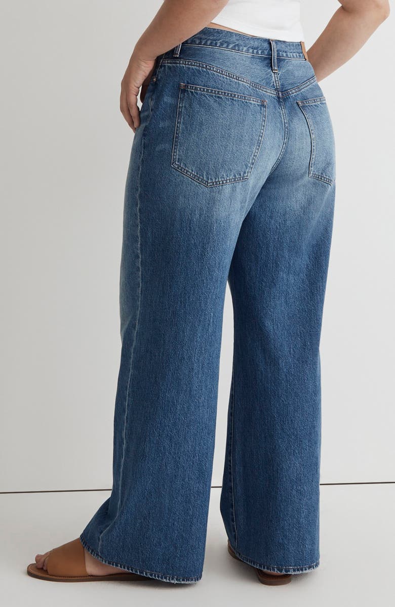Madewell Superwide Leg Jeans, Alternate, color, Fannin Wash