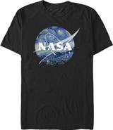 NASA Men's NASA Starry Night Logo Graphic T-Shirt