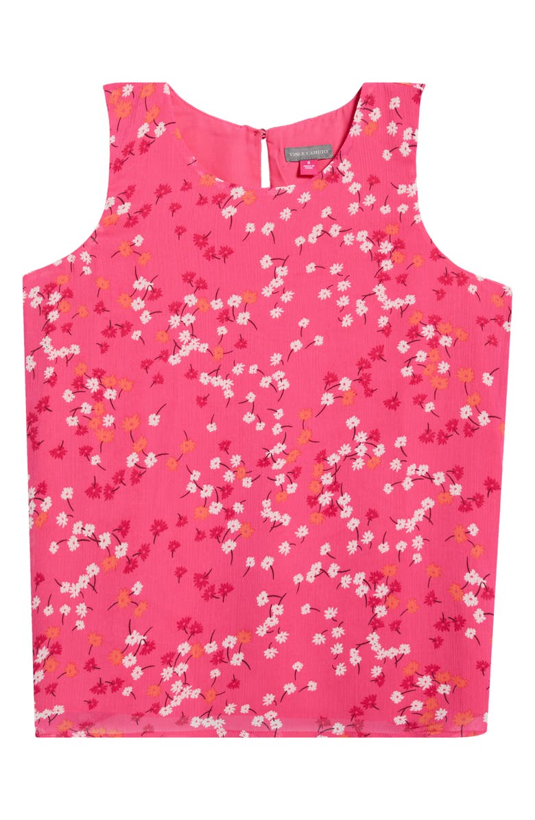 Vince Camuto Floral Sleeveless Top, Alternate, color,