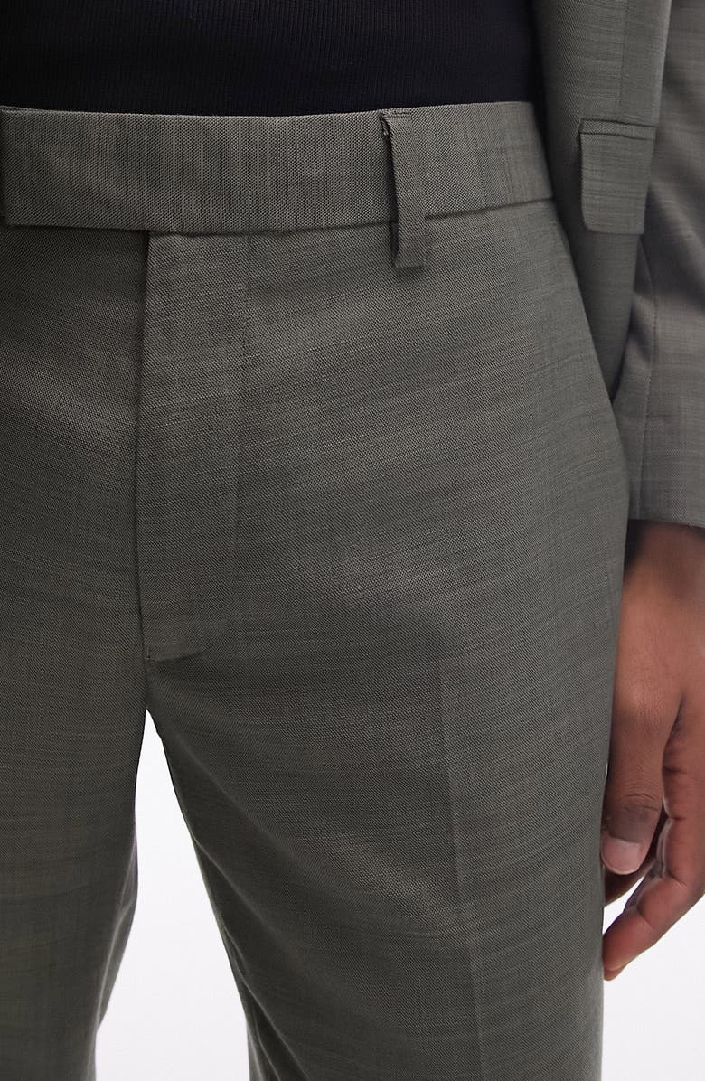 Topman Stretch Straight Leg Pants, Alternate, color, 