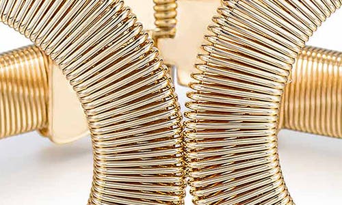 Ettika Abstract Flex Cuff In Gold