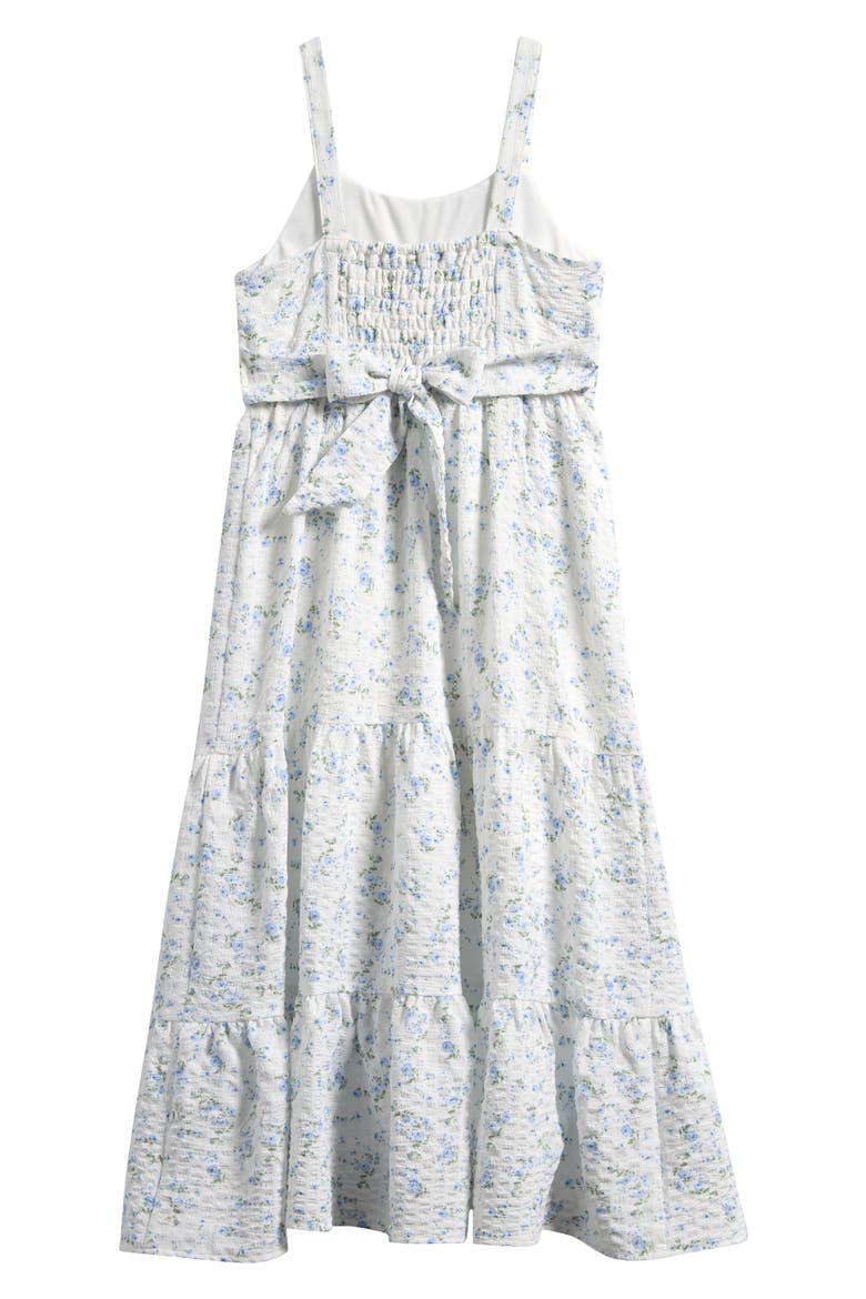 Kids' Emma Tiered Maxi Dress, Alternate, color, WHITE