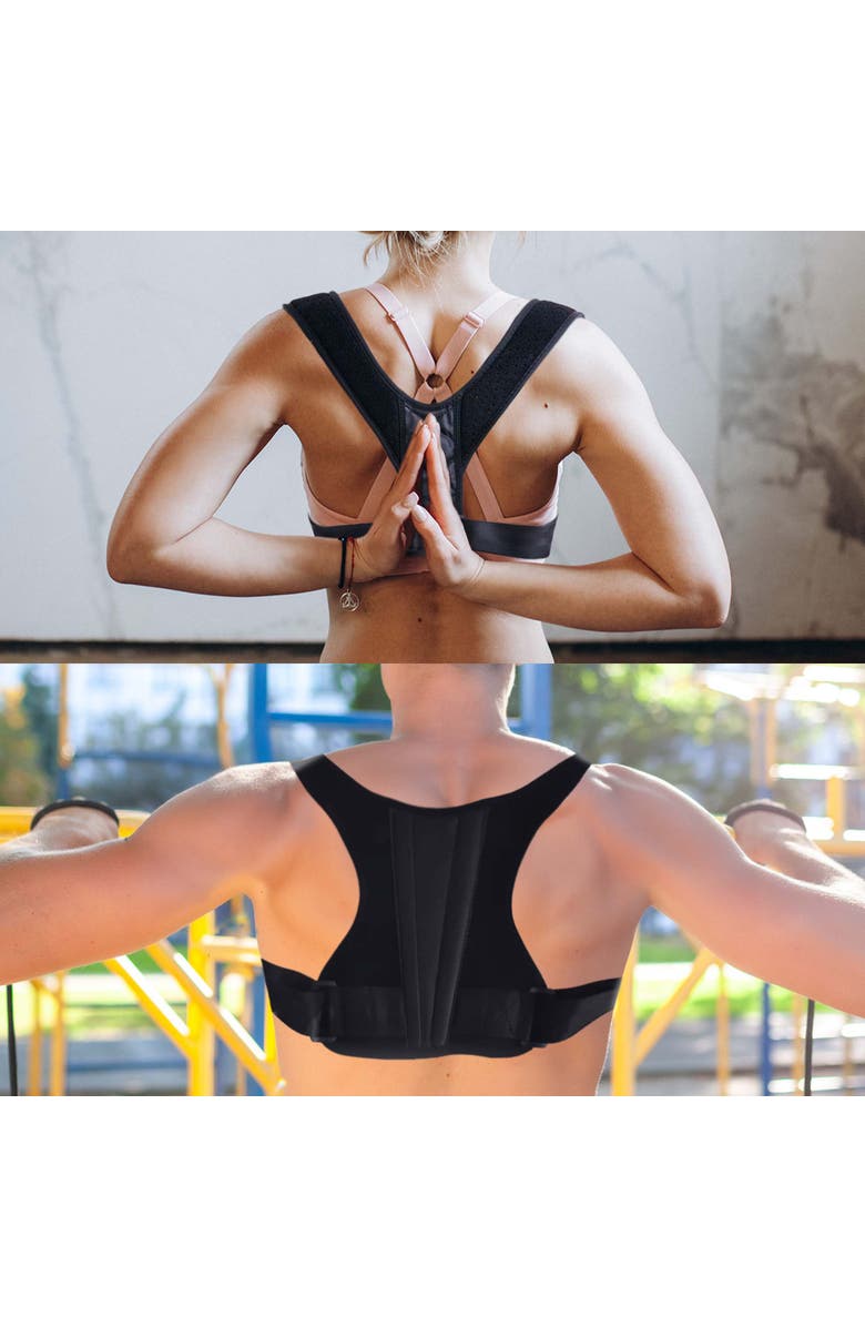 PURSONIC Posture Corrector Duo Him and Her, Alternate, color, Black