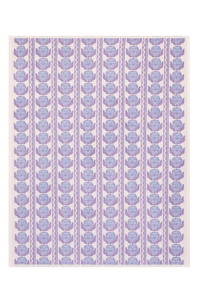 ChappyWrap Violets Throw Blanket, Alternate, color, Purple