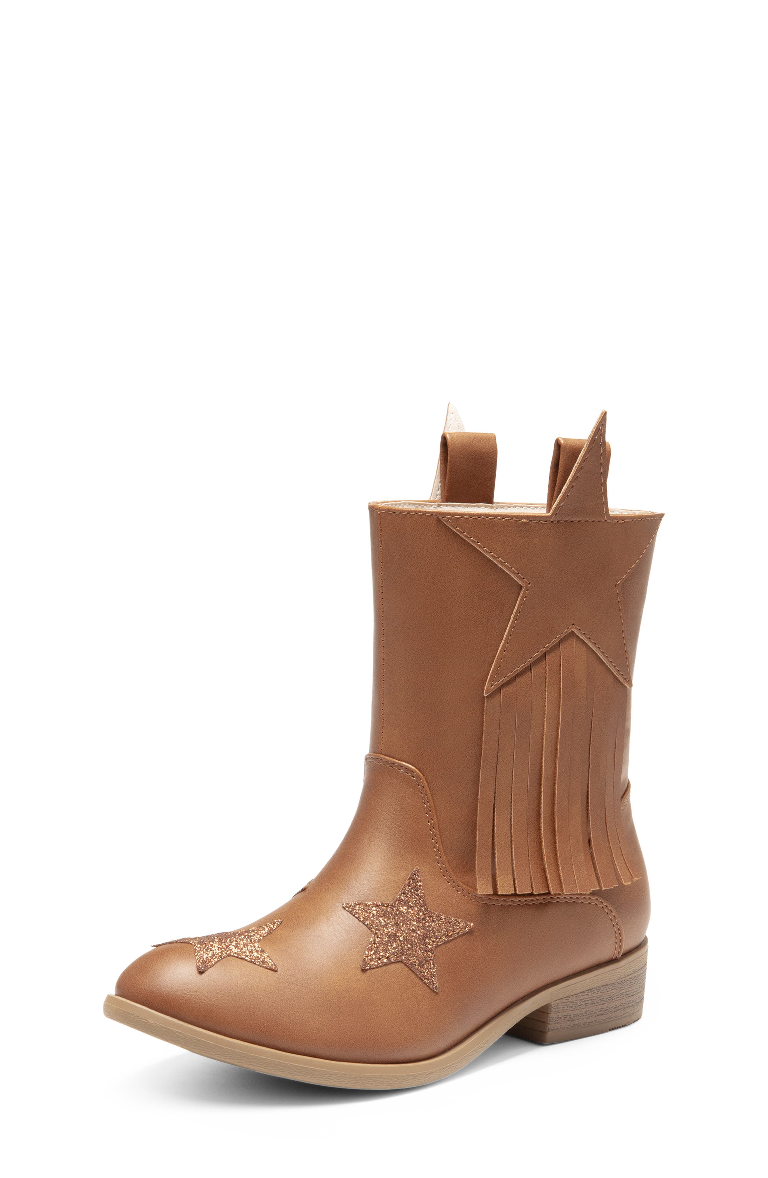 DREAM PAIRS Kids' Western Boot, Main, color, Camel