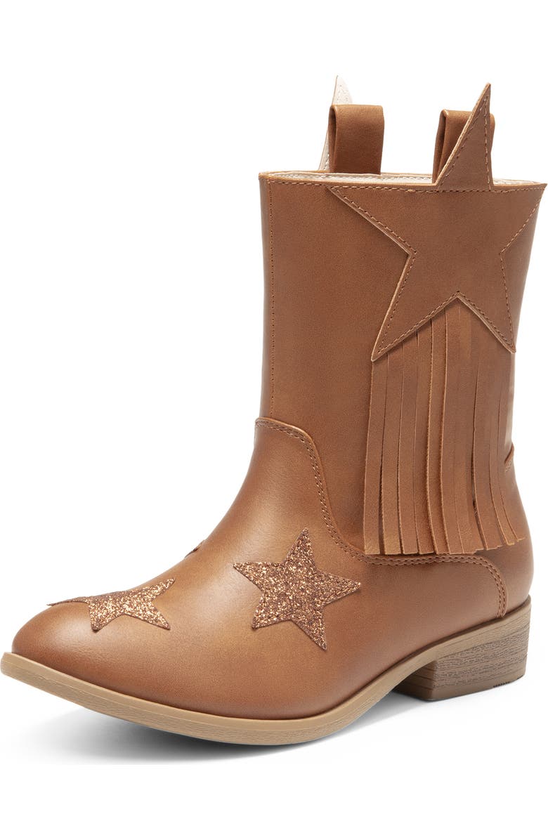 DREAM PAIRS Kids' Western Boot, Main, color, Camel