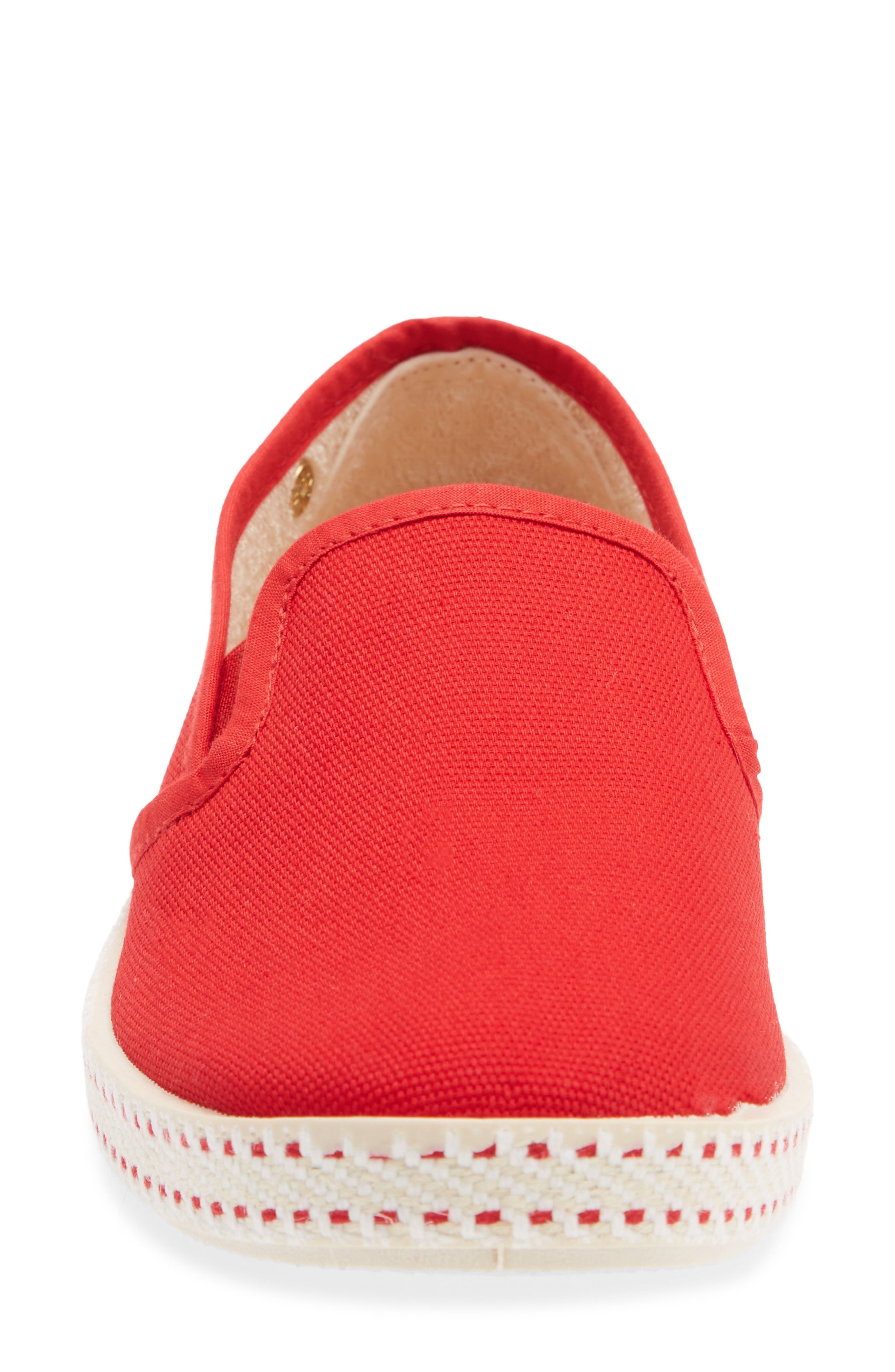Rivieras Classic Canvas Slip-On Loafer, Alternate, color, Rouge