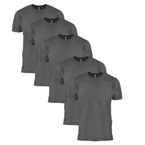 Men Tee Crew Neck Basic Training 5 Pack