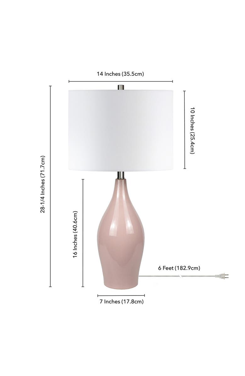 ADDISON AND LANE Niklas Table Lamp - Dusty Rose, Alternate, color, 