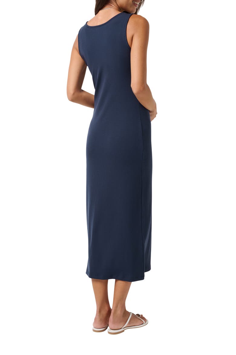 Cloud Rib Sleeveless Maxi Sundress, Alternate, color, NAVY BLAZER