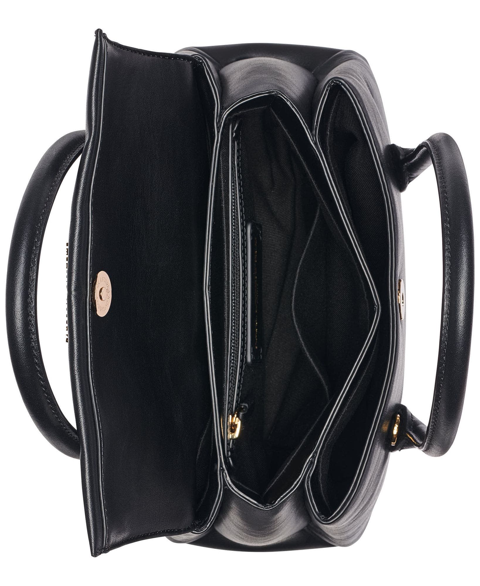 Rosalee Satchel, Alternate, color, Black/Gold
