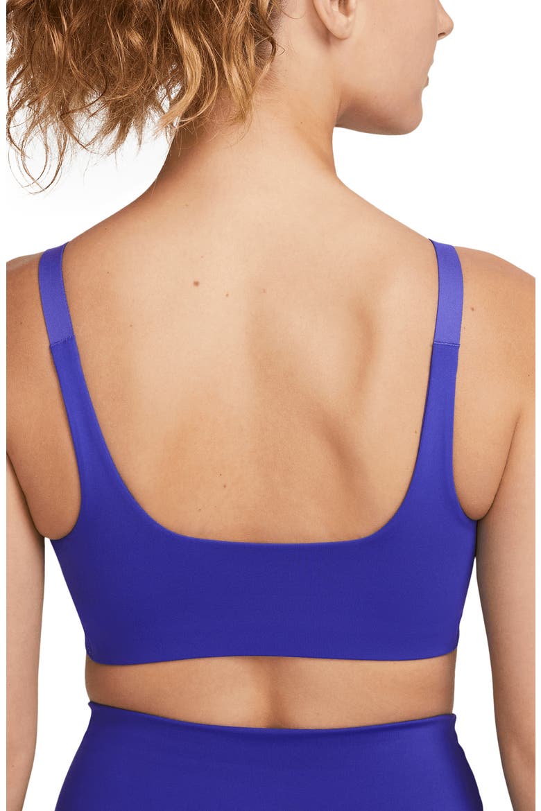 Yoga Dri-FIT Alate Versa Sports Bra, Alternate, color, LAPIS/ IRON GREY