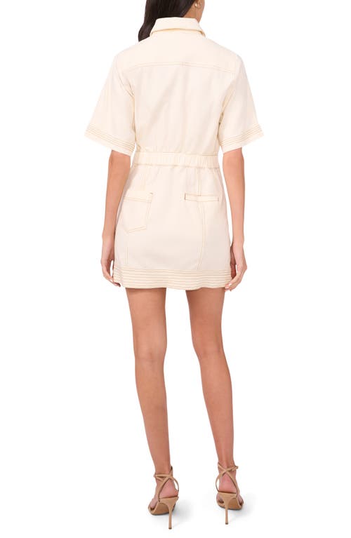 Parker The Alex Mini Shirtdress In Buttercream