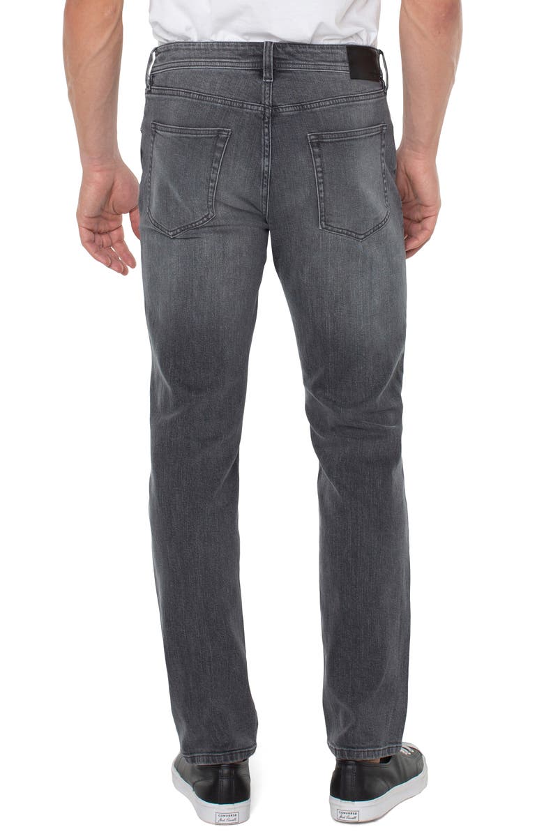 Liverpool Los Angeles Kingston Slim Straight Leg Jeans, Alternate, color, Greystone