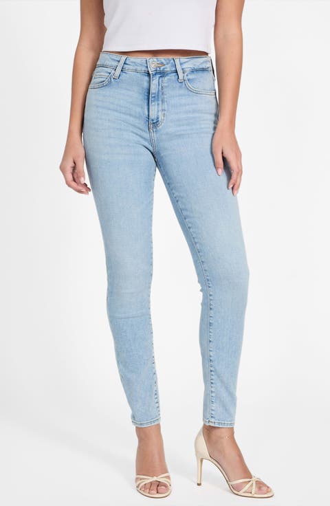 1981 High Waist Ankle Skinny Jeans (Lagoon Light)