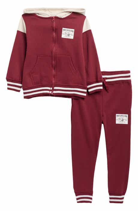 True Religion Kids' Fleece Zip Hoodie & Joggers Set