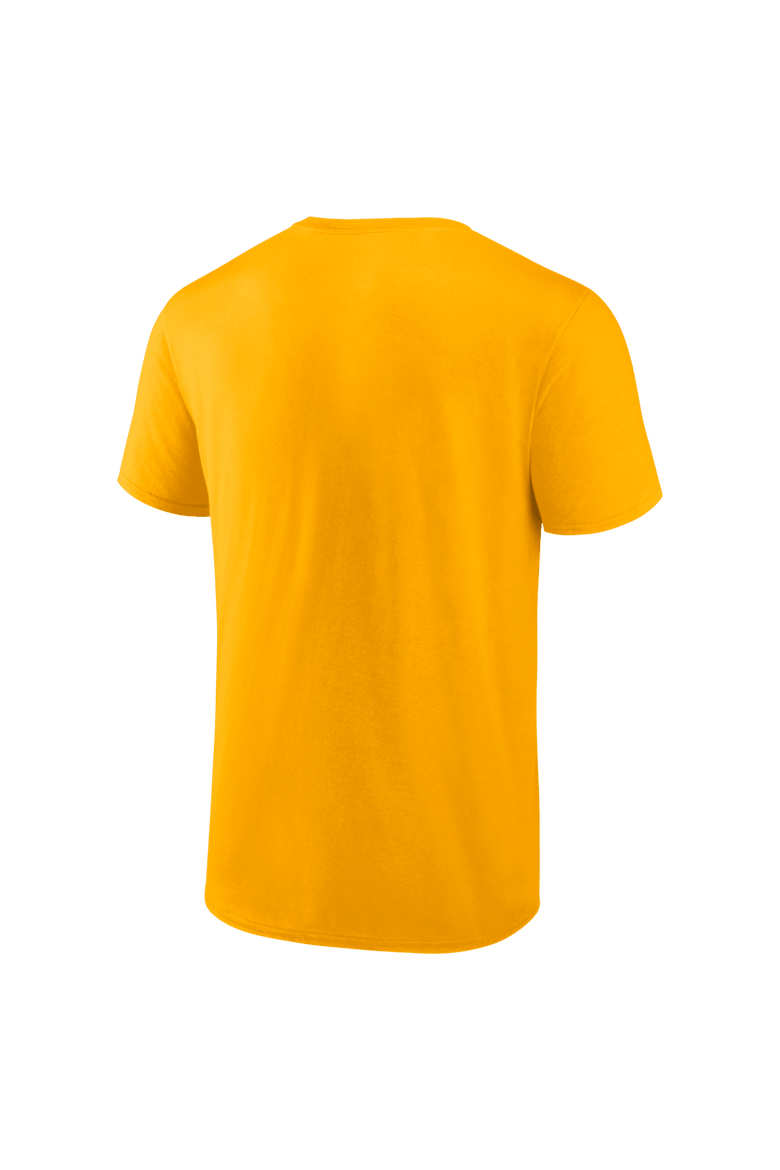 Men's Logo Athletic Gold Los Angeles Lakers Wordmark T-Shirt, Alternate, color, Gold