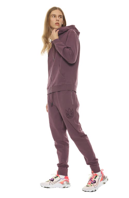 Cult Of Individuality Men's Jogger Sweatpants In Grape Compote In Grape Compote