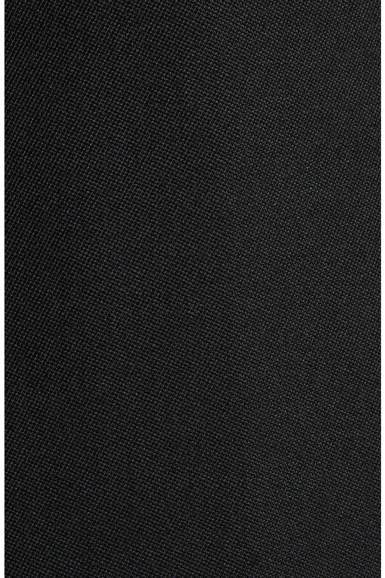 High Waist Wool Straight Leg Tux Pants, Alternate, color, BLACK
