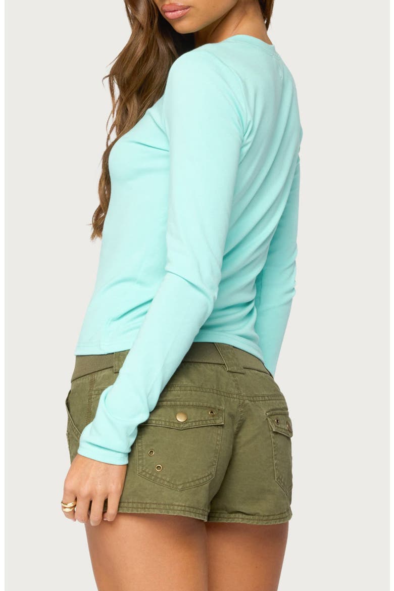 Kiyan Long Sleeve T-Shirt, Alternate, color, TURQUOISE