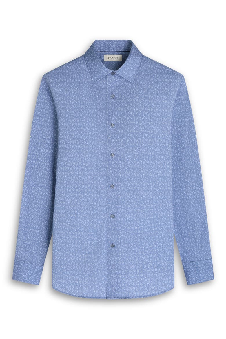 James OoohCotton® Cocktail Print Button-Up Shirt, Alternate, color, STEEL