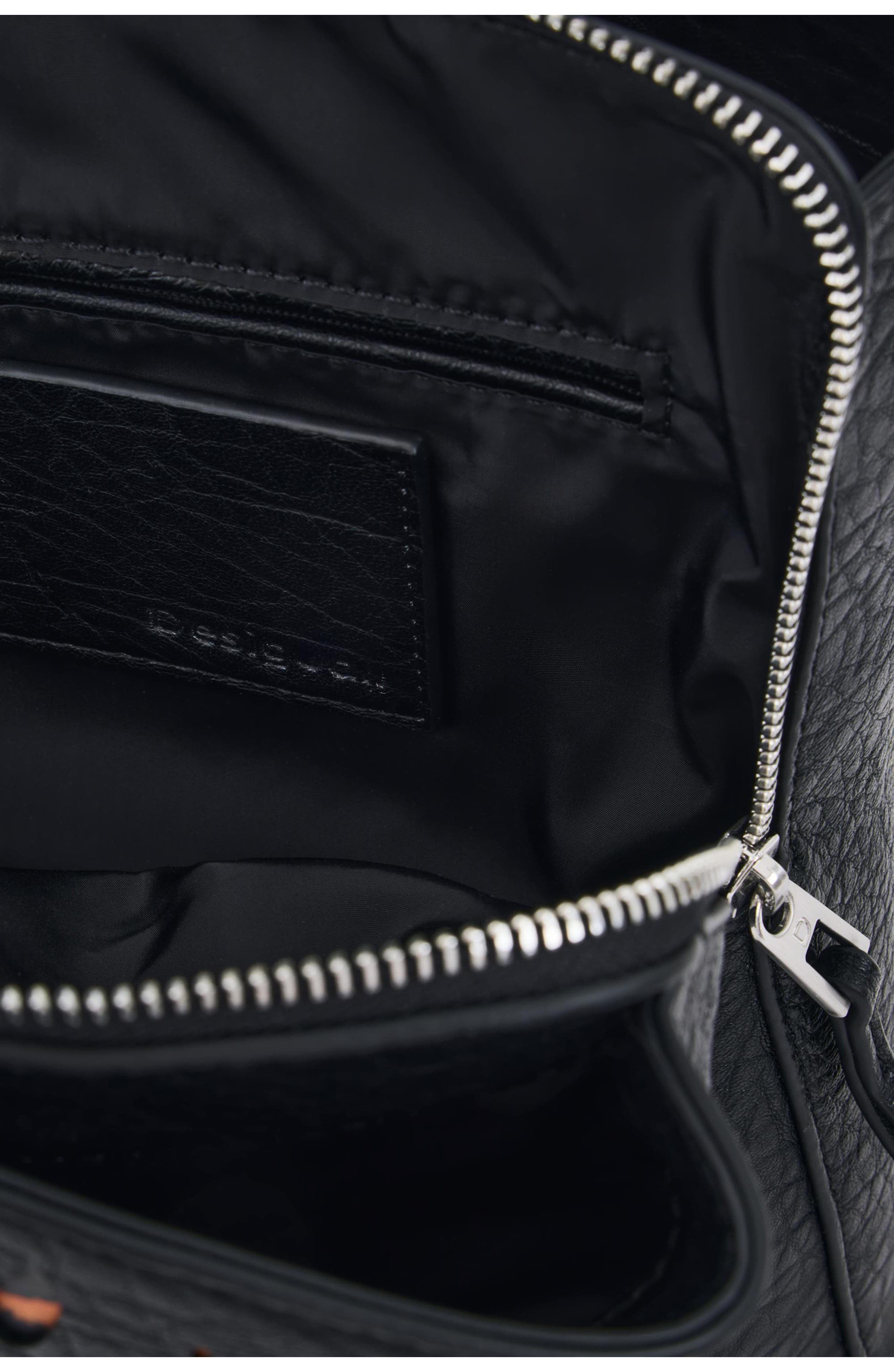 Desigual Mini Convertible Butterfly Backpack, Alternate, color, Black