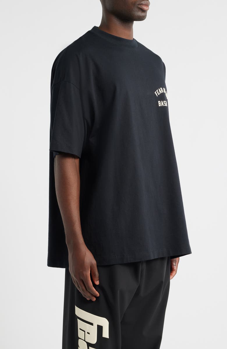 Fear of God Essentials x MLB '90S Fit Cotton Graphic T-Shirt, Alternate, color, Black