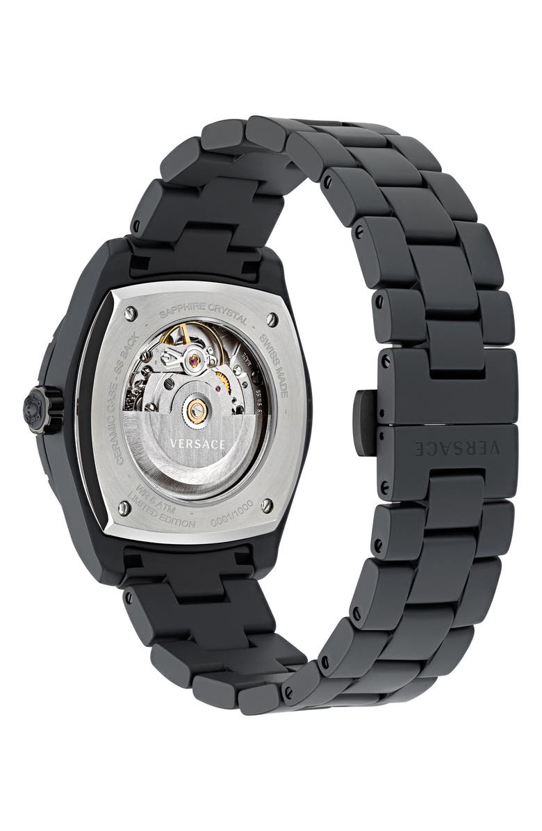 Versace DV One Ceramic Bracelet Chronograph Watch, 43mm, Alternate, color, 