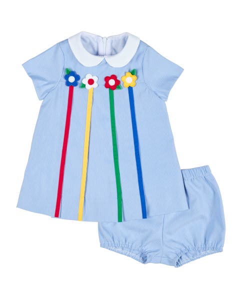 Dress With Flowers and Bloomer (Baby)