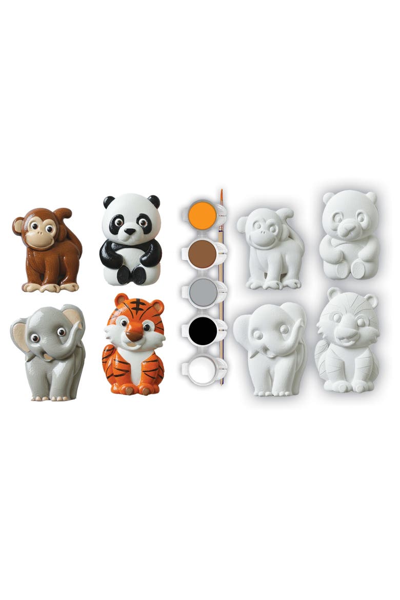 Jr. Zookeeper 6-Pack Magnets Paint Kit, Alternate, color, Multicolor