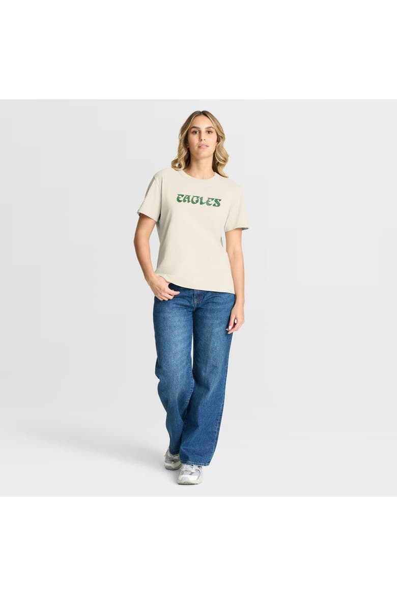 Women's Fanatics Cream Philadelphia Eagles Dove Legacy T-Shirt, Alternate, color, Cream