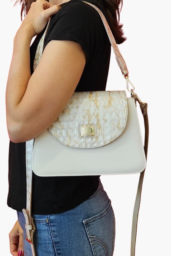 Mystic 530 Handbag, Alternate, color, Beige / White