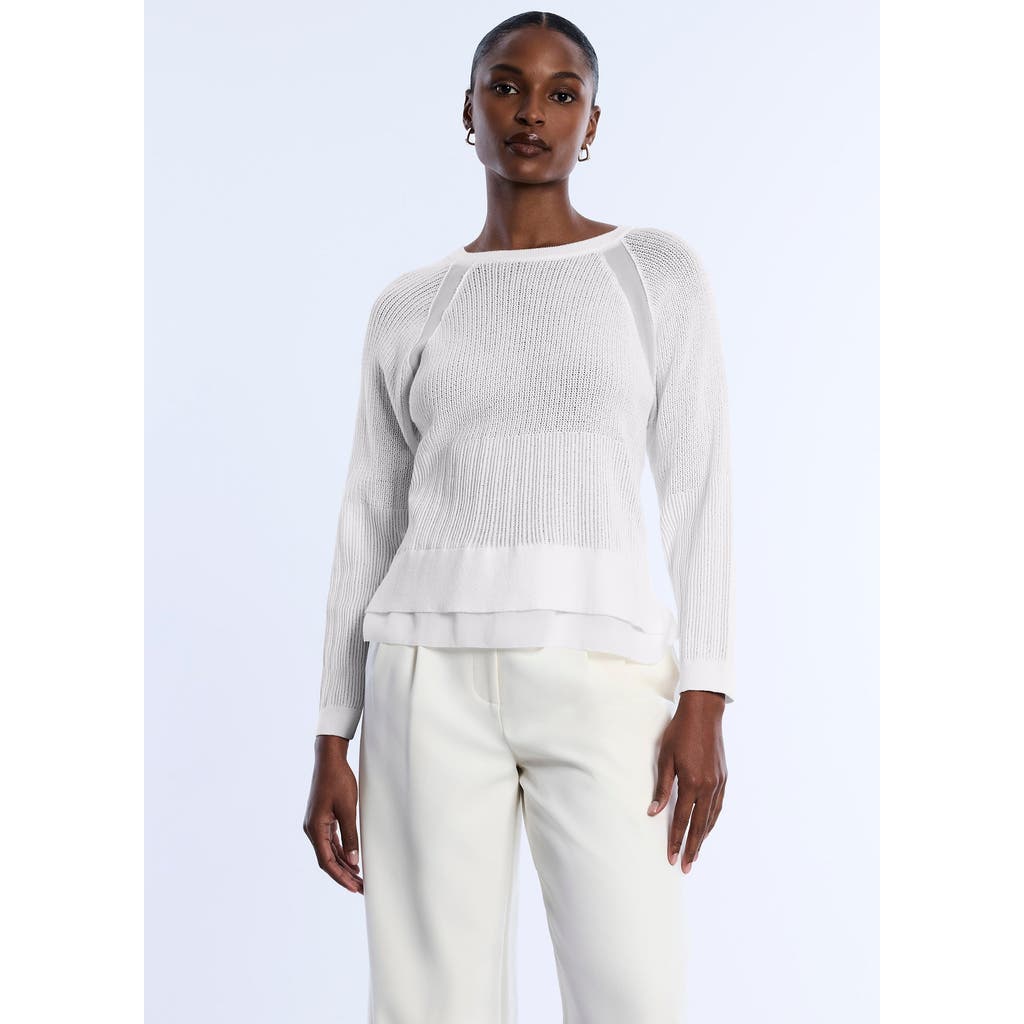 Bcbg Pointelle Knit Sweater