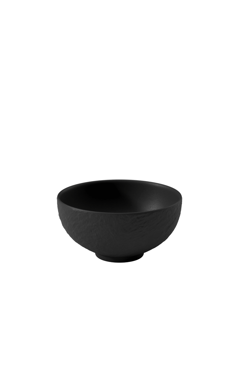 Villeroy & Boch Manufacture Rock Soup Bowl, Main, color, Black