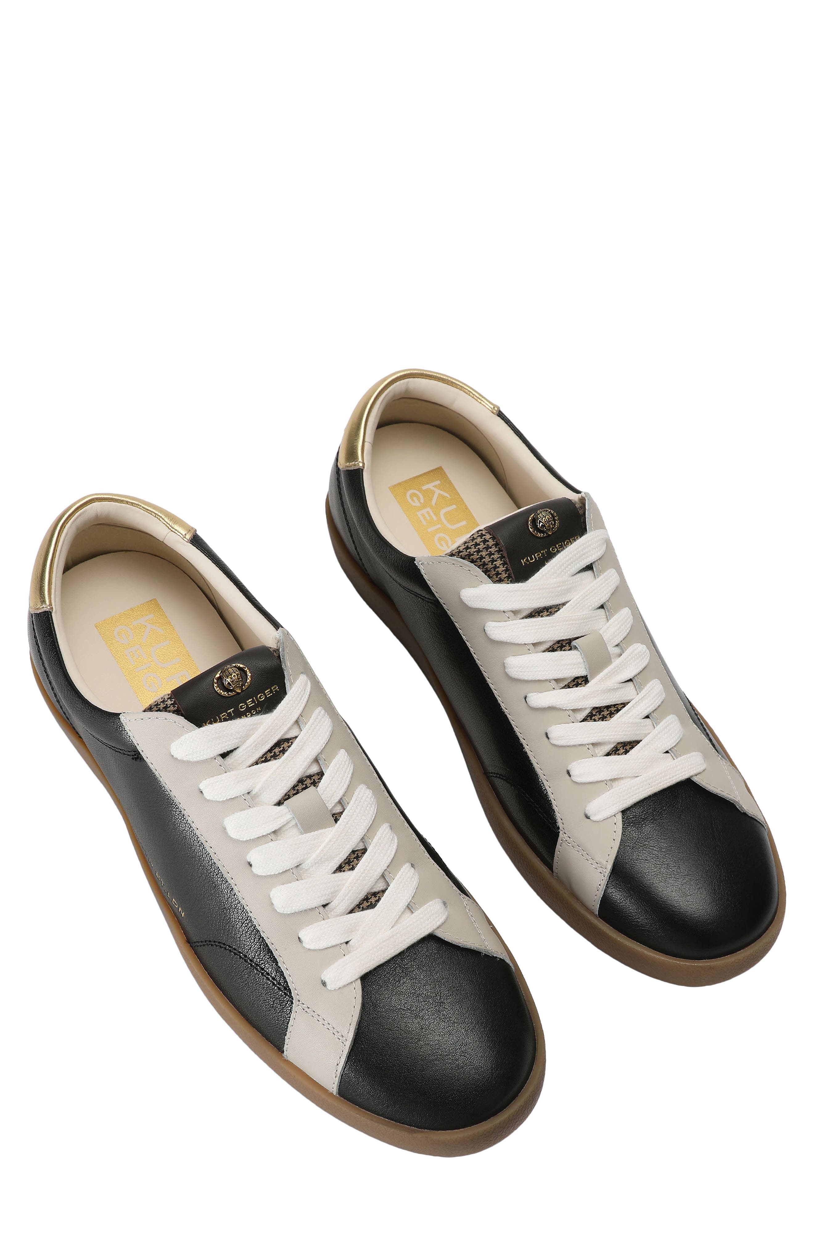 Strand Leather Sneaker, Alternate, color, CHARCOAL
