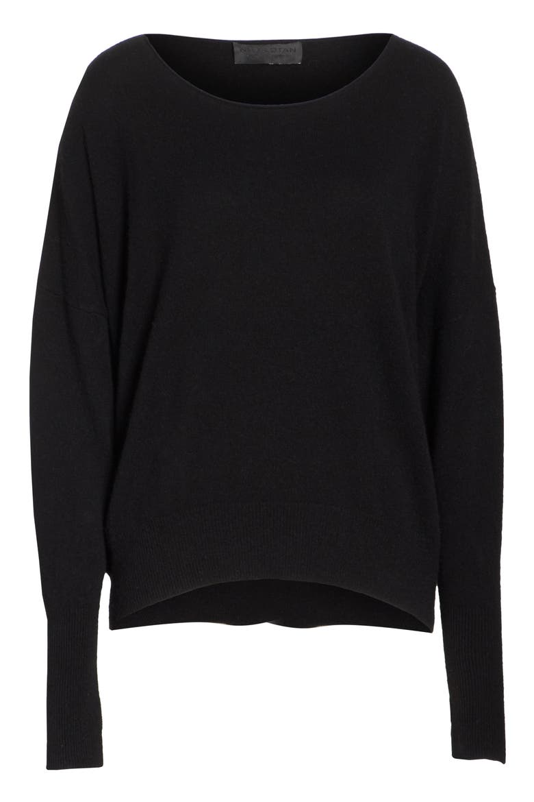 Odeya Cashmere Sweater, Alternate, color, BLACK
