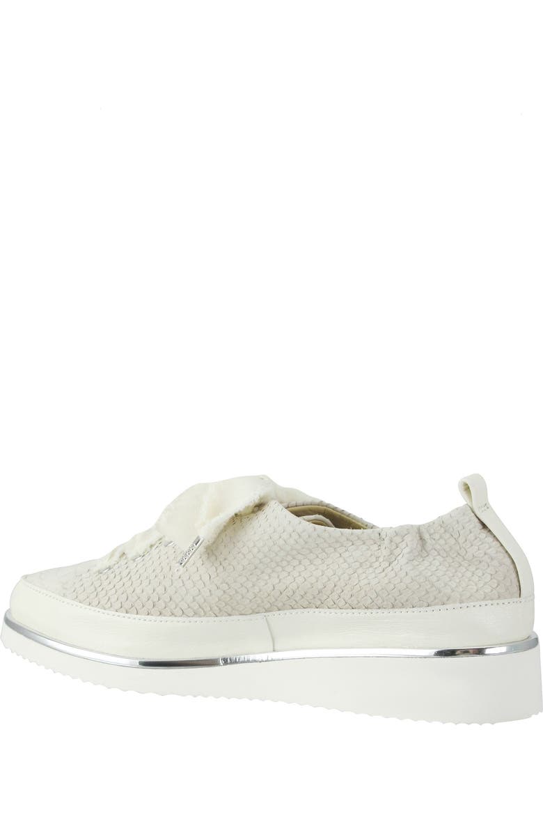 Ron White Novella Snake Embossed Nubuck Sneaker, Alternate, color,