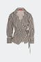selected Black/White Stripe